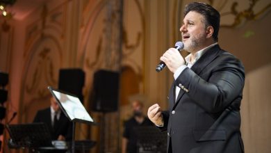 صورة ملحم زين وزهير مراد وآدم عفارة بليلة ملكية في “فندق قلب العالم” في بغداد