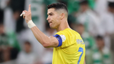 صورة كريستيانو رونالدو يحتفل بالعرضة السعودية