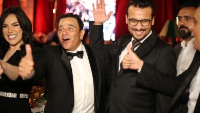 صورة بالصور : نجوم الفن يحيون حفل زفاف نجل محمد فؤاد بالقاهرة